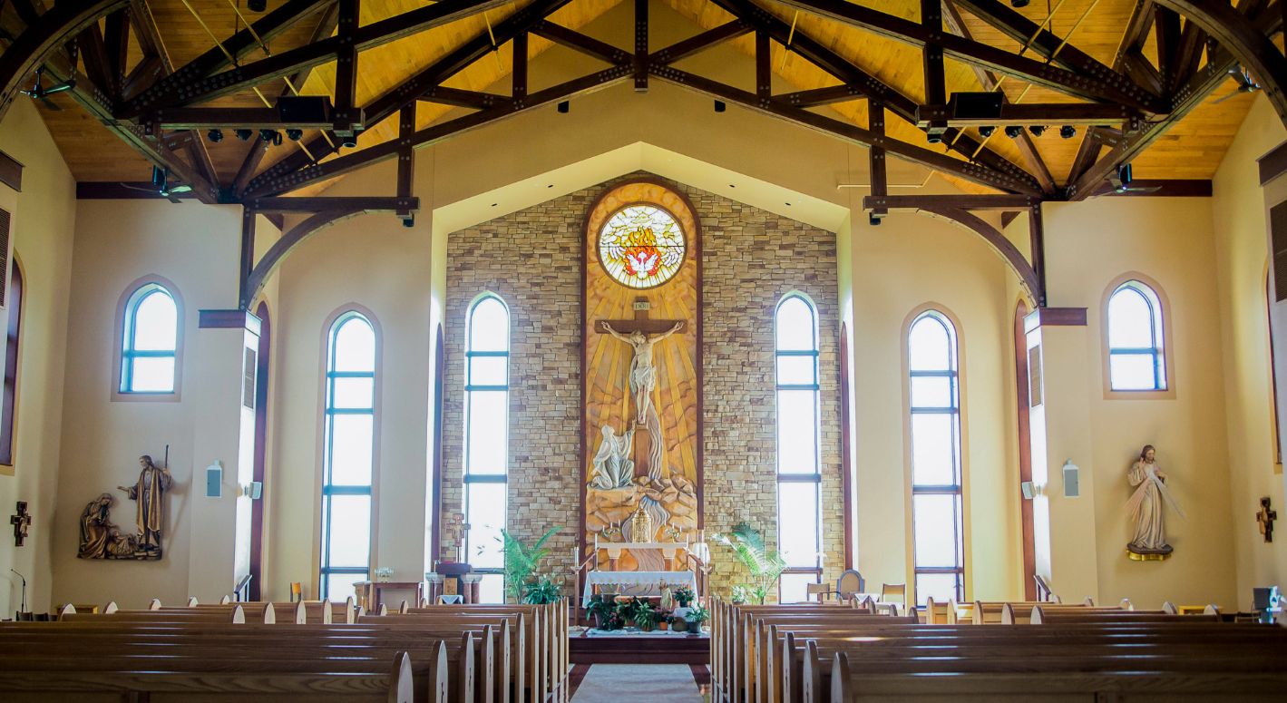 Interior of Father of Mercy Chapel Father of Mercy Chapel Interior